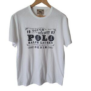 Polo Ralph Lauren men’s white custom fit slim t-shirt M